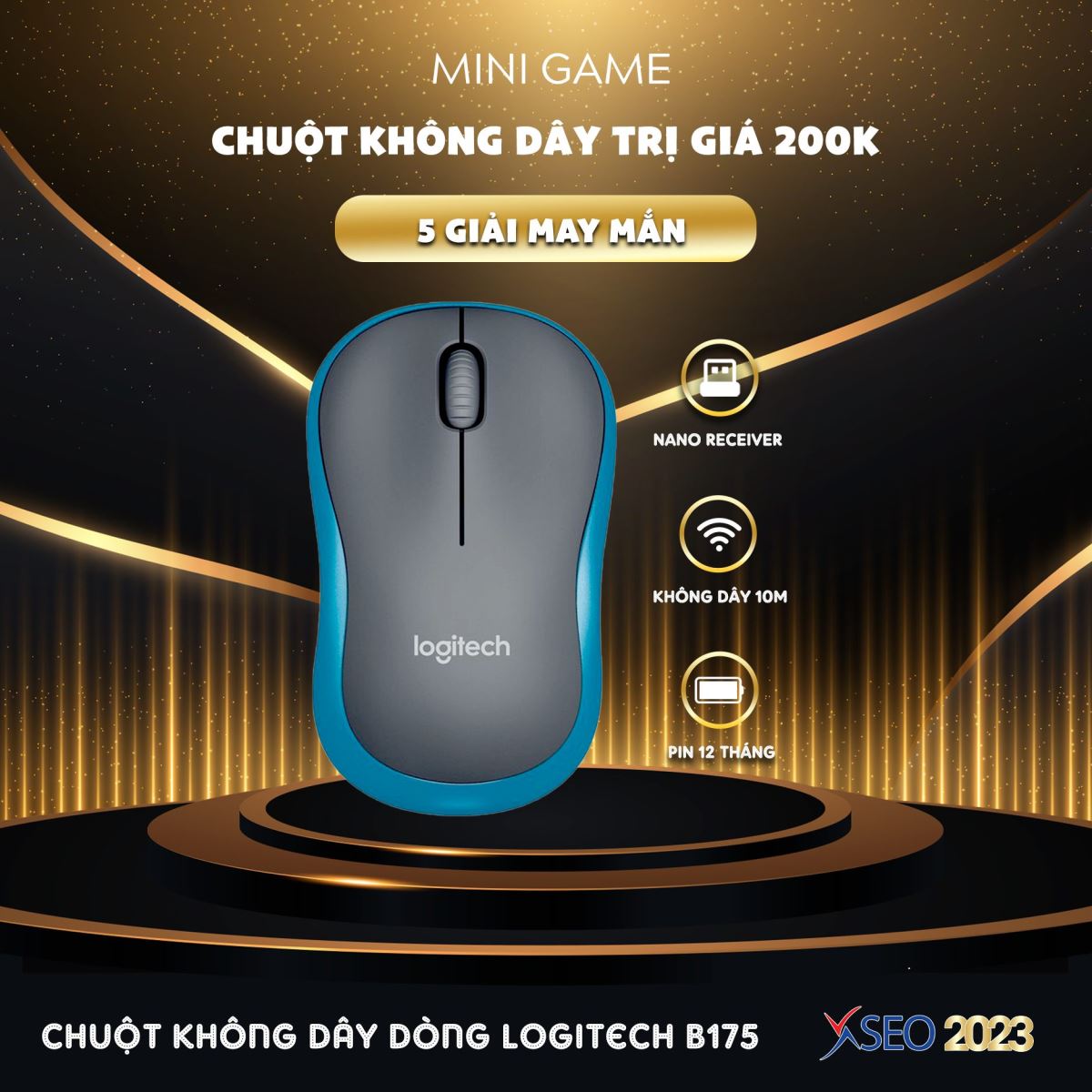 Chuột không dây Logitech B175